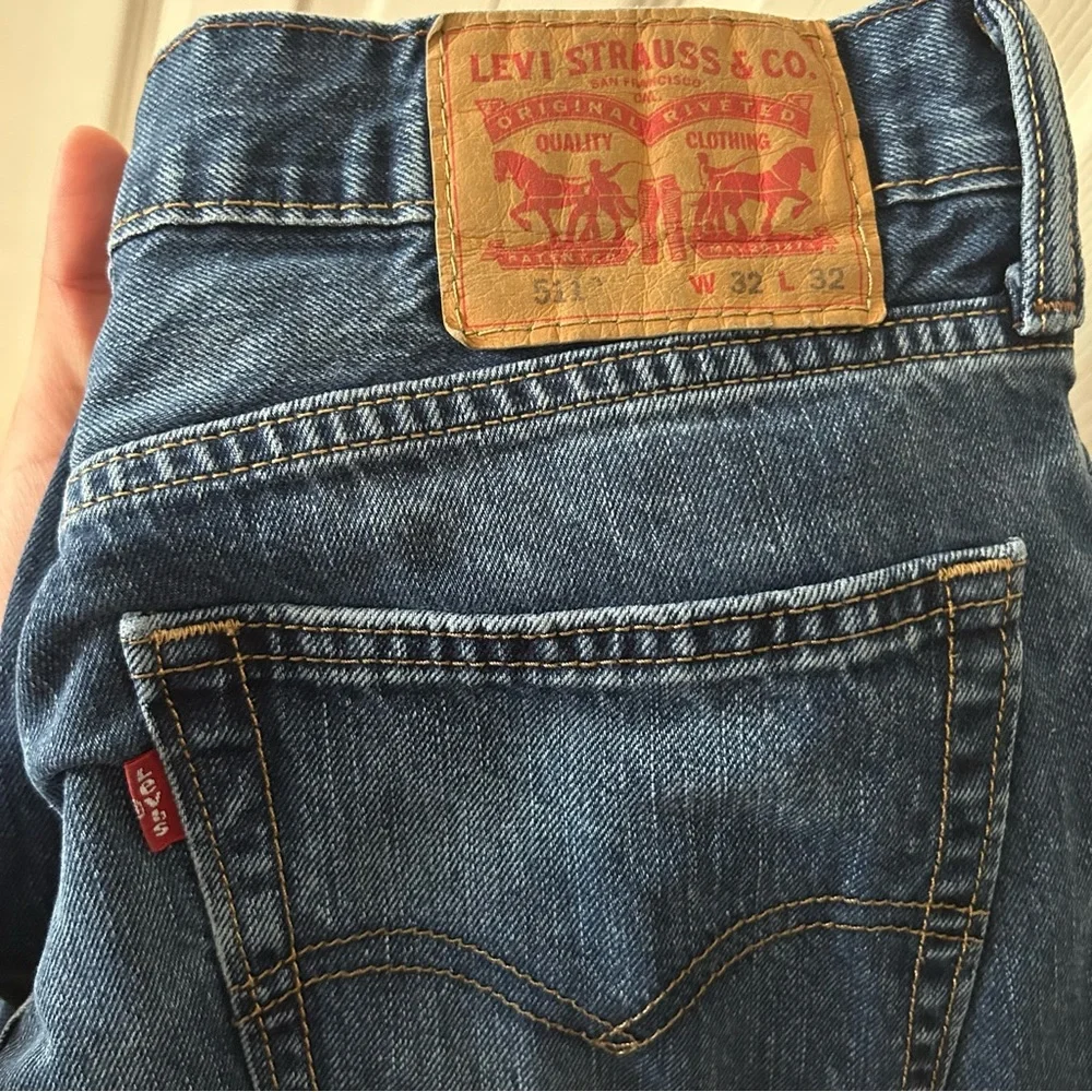 Levi's Blue Straight Jeans Classic Style 511 - Picture 6 of 6